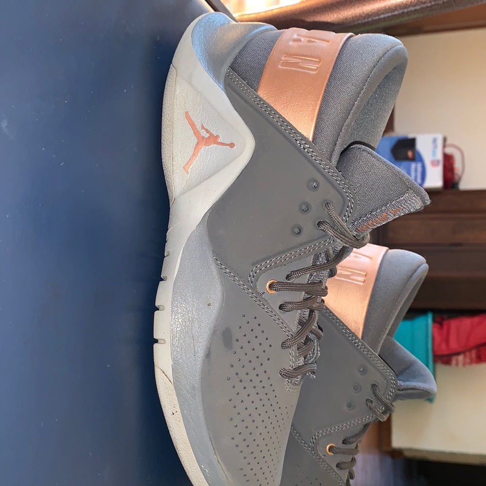 Gray Jordans